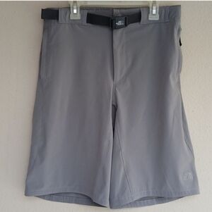 The North Face Shorts Men Gray Utility Hybrid Stretch Outdoor Hiking‎